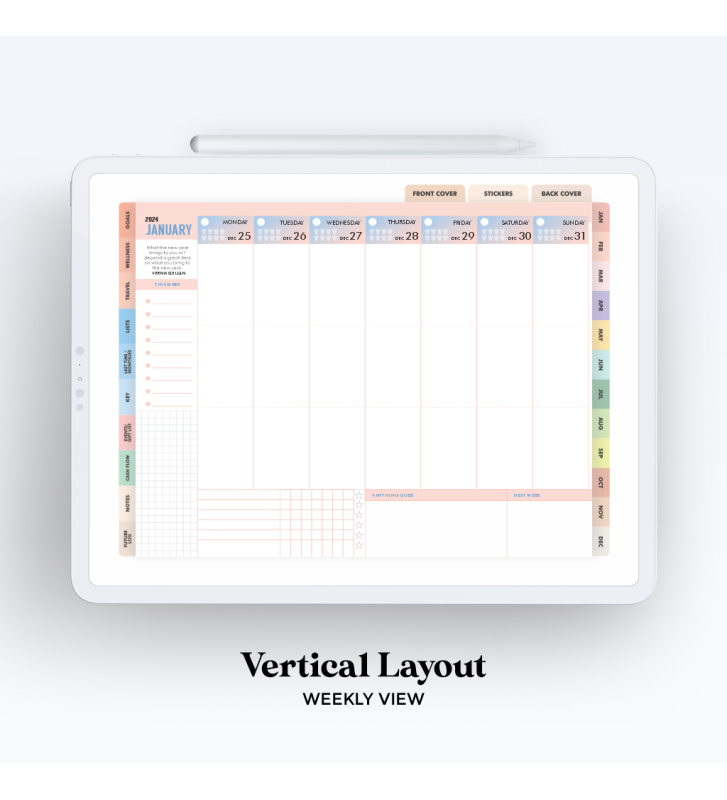 Digital Back to Basics 2024 Planner