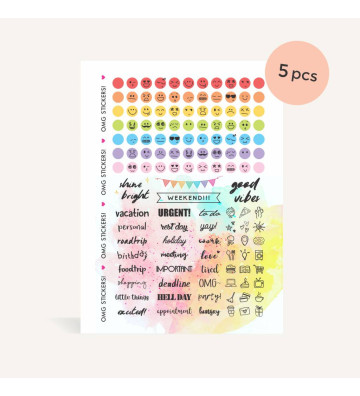 Sticker Sheet 3 (5 pack)